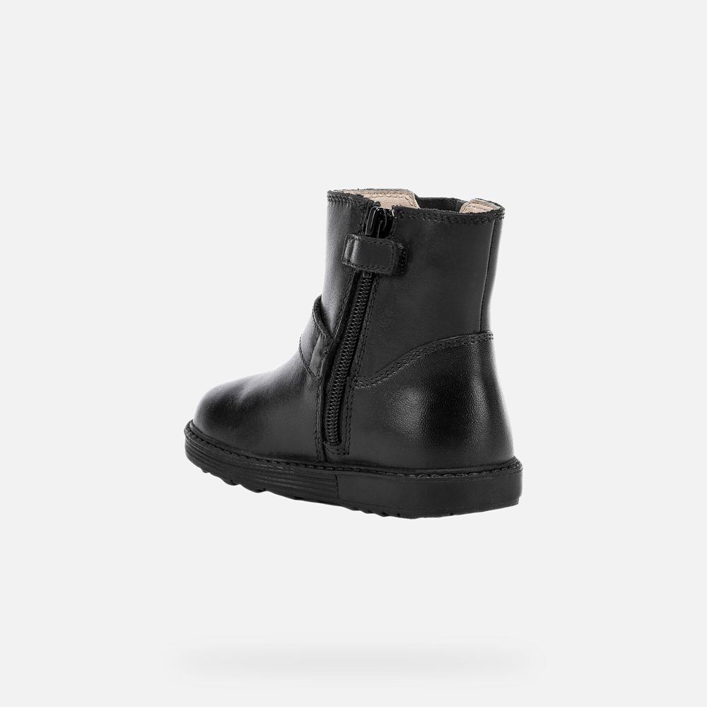 Botas Geox Bebe Pretas - Hynde Girl - CHKXF0189